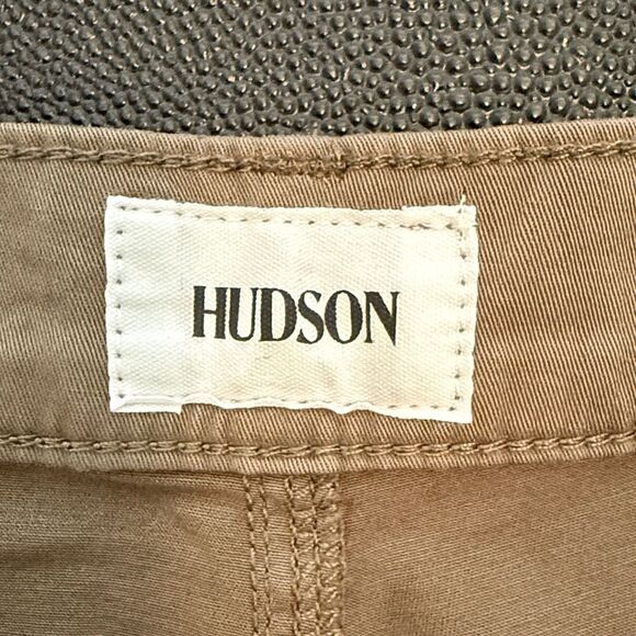 Hudson Jeans Rosalie Wide Leg Ankle desert Taupe Tan Trousers size 30 NWT - Picture 4 of 11